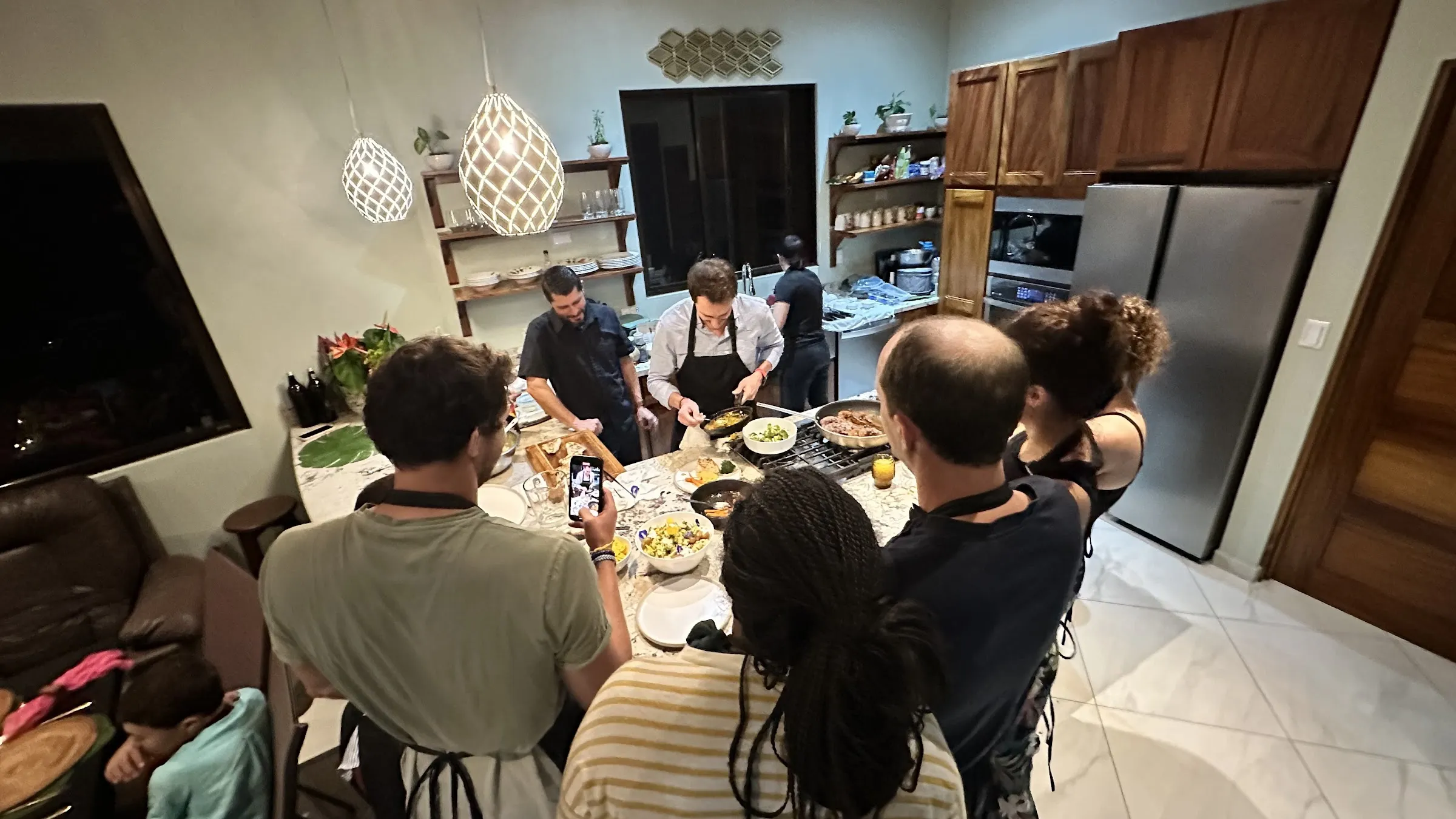 Guests at Chef Paniagua's Table