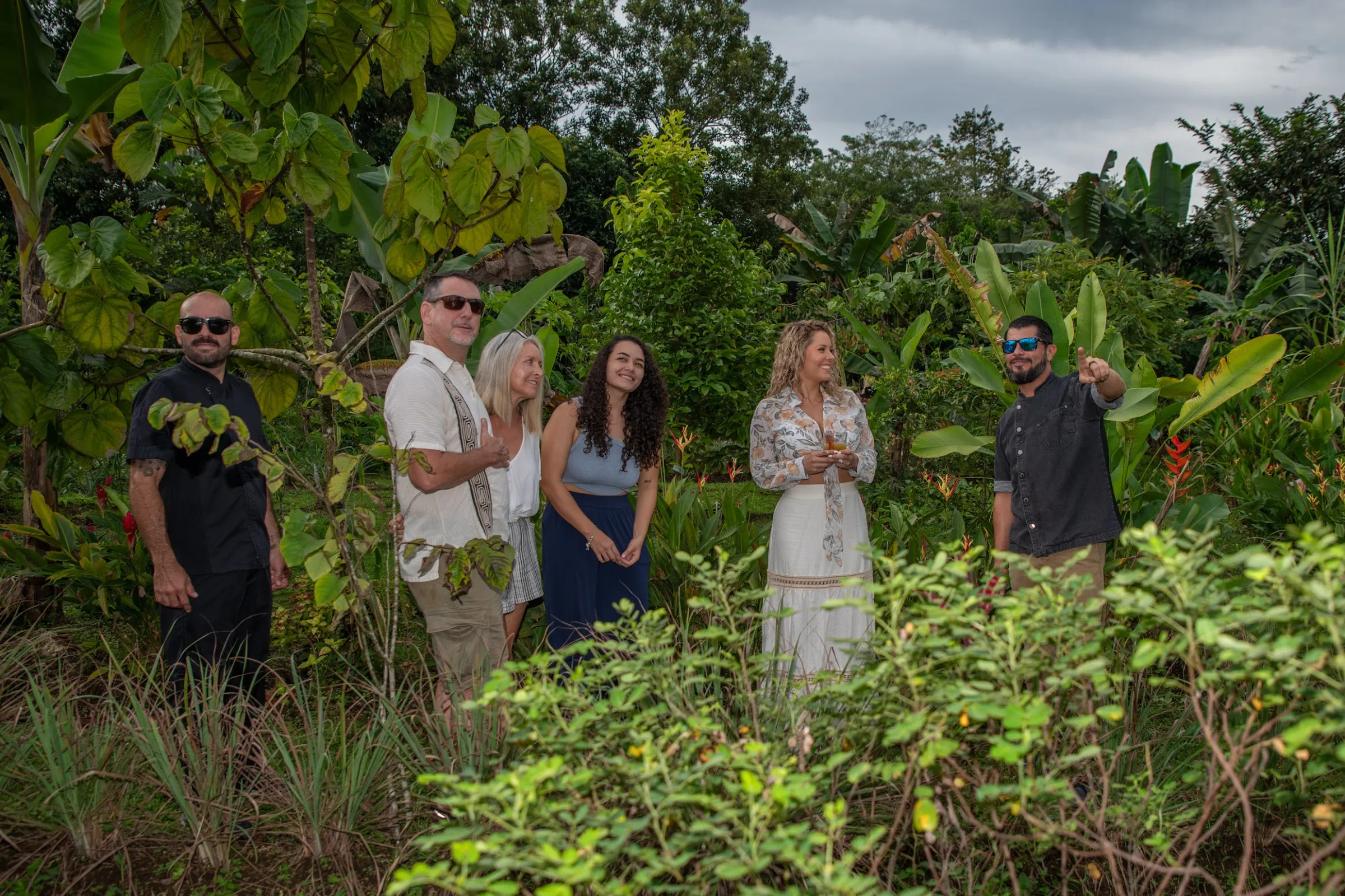 The garden at Casa Paniagua